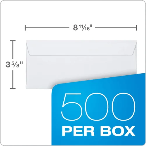 Miniatura 5 de Quality Park Sobres de doble ventana #8, sobres de seguridad autosellados para cheques QuickBooks, 3 5/8 x 8 11/16 pulgadas, 24 libras