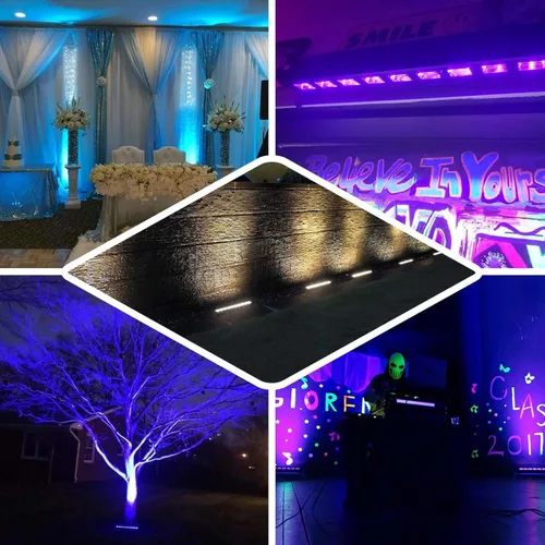Miniatura 4 de Efavormart - Barra de luz LED para lavadora de pared de 27 W, 9 LED de alto rendimiento con soporte ajustable de 360° para decoración de fondo