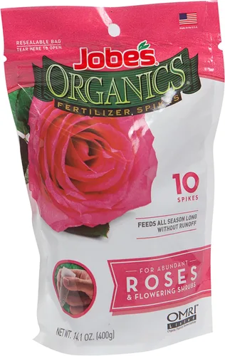 Miniatura 9 de Jobe's Organics - Palitos fertilizantes de harina de hueso, desarrollo de raíces fuertes para bulbos, tomates, rosas y otras plantas con flores, 50