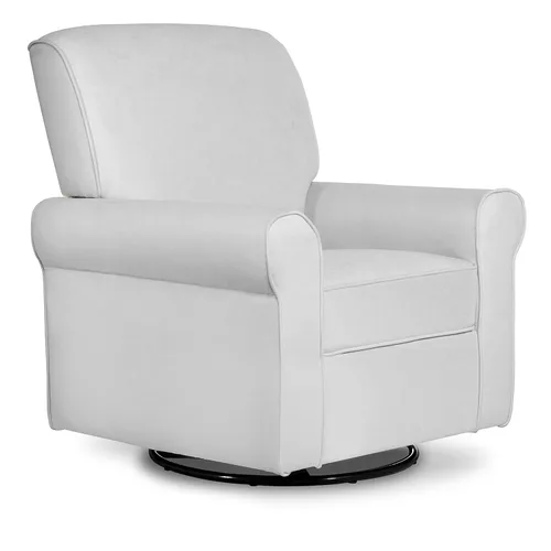 Miniatura 9 de Evolur London - Asiento giratorio tapizado de felpa, diseño ergonómico para guardería en fósil, montaje sin herramientas, fácil de limpiar