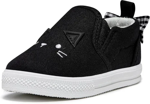 Miniatura 5 de HLMBB Toddler Shoes Unisex for Baby Boys Girls Shoes Cute Animal Hard Bottom Canvas Rubber Sole Kids Running Walking Sneakers