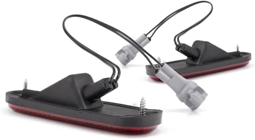 Miniatura 8 de Para Toyota RAV4 1996 97 98 99 2000 Conjunto de luz de marcador lateral lado del conductor y del pasajero Par Trasero Rojo Reemplazo