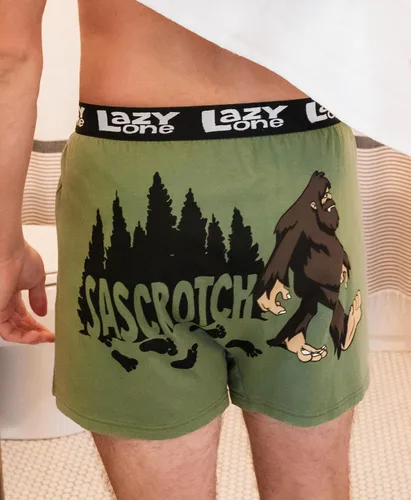 Miniatura 81 de Lazy One Divertidos boxers de animales, ropa interior humorística, novedosos pantalones cortos, regalos de broma para hombres