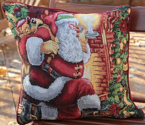 Miniatura 2 de Tache Home Fashion Funda de almohada 16 x 16 Down The Chimney