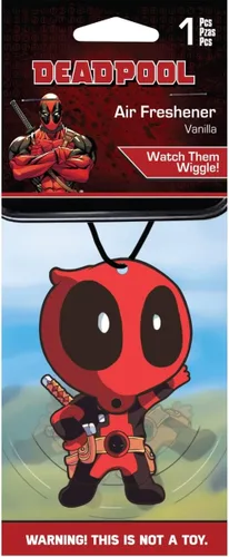 Miniatura 2 de Plasticolor 005425R01 ambientador de auto para Marvel Comics Deadpool Wiggler