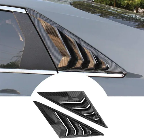 Miniatura 8 de 2 rejillas de ventilación laterales de ABS estilo carreras, persianas de ventilación de aire, accesorios de decoración exterior compatibles