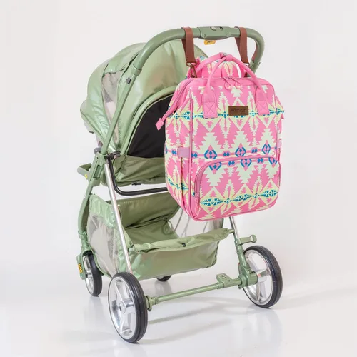 Miniatura 7 de Mochila de Pañales Montana West Wrangler Mochila de Pañales para Bebé Estilo Vaquero, Estándar Tt-rosa