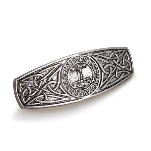 Miniatura 19 de TEAMER Moda vintage nudo celta clip de pelo pasadores de metal accesorios para el cabello patrón grabado headwear styling para las mujeres Águila