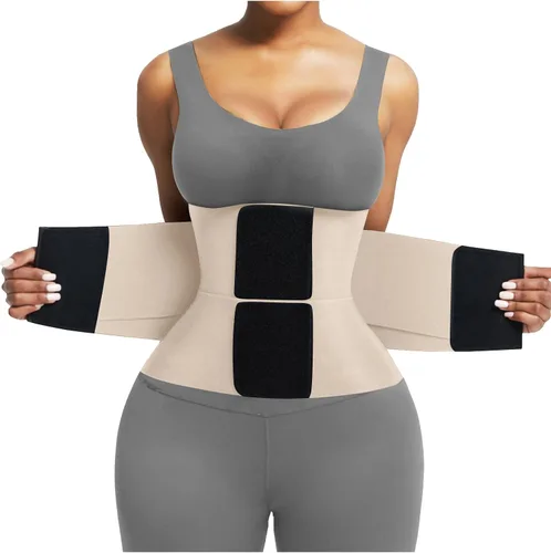 Miniatura 9 de FeelinGirl Cinturón de entrenamiento de cintura, reductor de cintura, cinturón de abdominales, control de abdomen, moldeador de cuerpo con triple