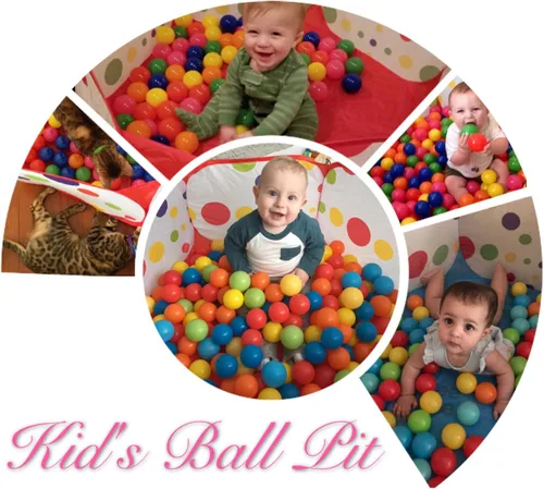 Miniatura 4 de Alberca para bolas EocuSun grande para niños, tienda para bolas para niños y niñas, de interior y exterior, corral de juegos para bebés con bolsa