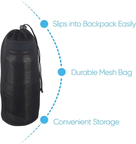 Miniatura 6 de Botella de agua de acero inoxidable Gearland con taza de camping anidada y tapa para bolsa de evacuación, equipo de supervivencia en la naturaleza