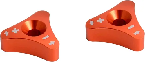 Miniatura 3 de Rippin Moto Ajustadores de perilla CNC de horquilla delantera Compatible con todas las horquillas WP de 1.890 in, la mayoría de motocicletas KTM