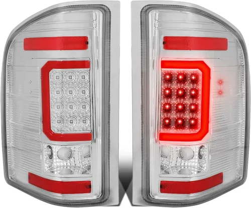 Miniatura 9 de DNA MOTORING TL-CSIL07-LED-3D-CH-CL Conjunto de luces traseras LED 3D para lado del conductor y del pasajero