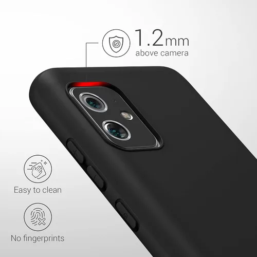 Miniatura 3 de kwmobile Funda compatible con ASUS Zenfone 8 - Funda protectora de silicona TPU suave y delgada, color negro mate