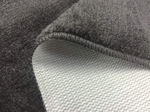 Miniatura 7 de RugStylesOnline Euro Collection - Alfombras de color sólido con parte trasera de goma antideslizante, lavable a máquina, más opciones de color Gris