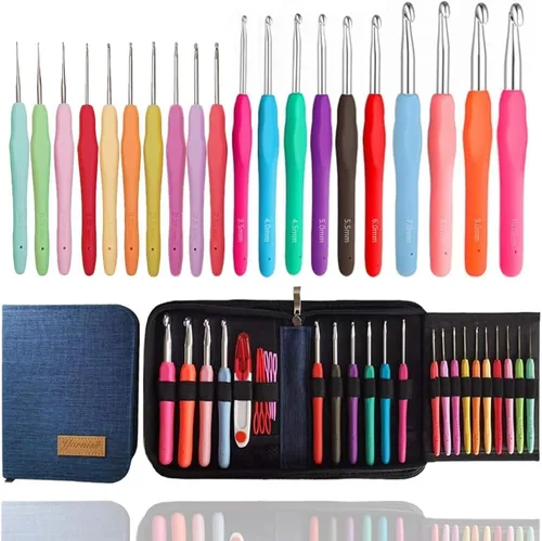 Miniatura 7 de Yarniss - Juego de ganchos de ganchillo ergonómicos grandes de 0.256 pulgadas, 0.276 pulgadas, 0.315 pulgadas, 0.354 pulgadas, 0.394 pulgadas