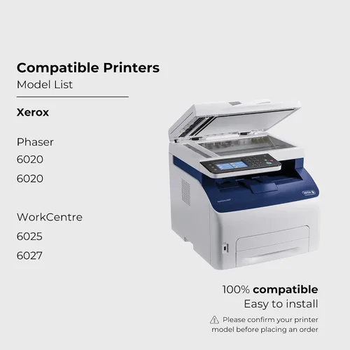Miniatura 2 de Do it Wiser Cartucho de tóner remanufacturado de repuesto para Xerox WorkCentre 6027 6025, Phaser 6022 6020