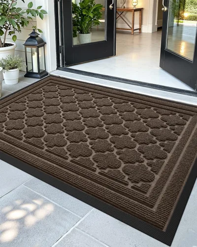 Miniatura 20 de Color&Geometry Tapetes para Puerta Delantera Alfombrilla de Puerta Exterior para Entrada Exterior Casa Entrada Porche Trasero Patio Impermeable