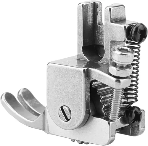 Miniatura 8 de Oumefar Prensatelas ajustables con ruedas para máquina de coser Pie de rodillo para cuero Tela gruesa de tela de acero inoxidable Pies prensatelas