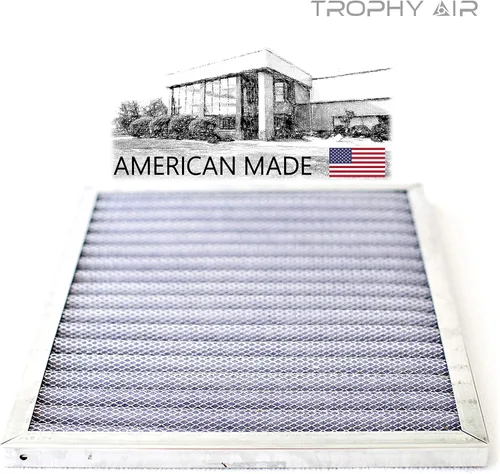 Miniatura 6 de 12x24x1 Trophy Air Merv 8 Filtro para horno lavable Filtro de aire para calefacción y HVAC de por vida Filtro electrostático lavable
