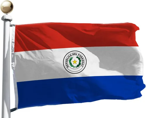 Miniatura 14 de Bandera argentina de 3 x 5 pies, grande, poliéster 100D en ambos lados para exteriores e interiores moderados, ojales de latón con cabecera de lona