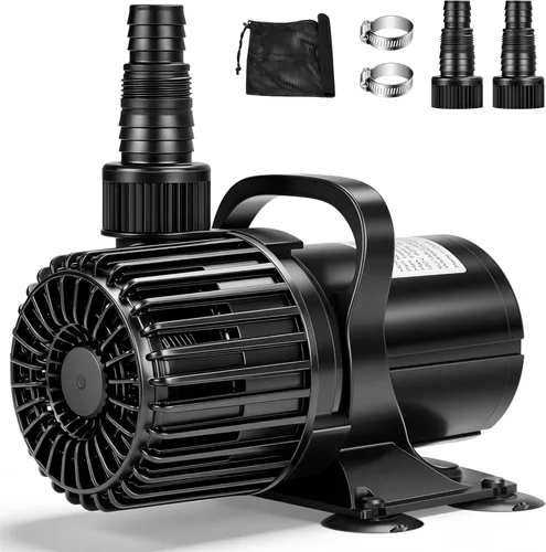 Miniatura 9 de VIVOHOME - Bomba de agua sumergible eléctrica de 100W y 1600GPH para estanque de koi, piscina, cascada, fuentes, pecera y acuario