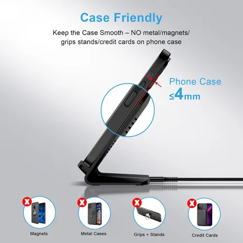 Miniatura 4 de Base de carga inalámbrica Google Pixel 9 de carga rápida para Pixel 10 Pro XL 9A 9 Pro XL Fold 9 8A 7A 8 7 6 Pro, estación de carga inalámbrica