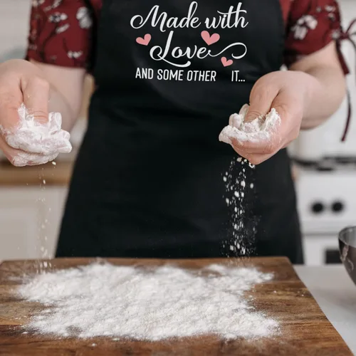 Miniatura 2 de Regalos de cocina para mujer, delantales divertidos para mujer, lindos con bolsillos, delantal de cocina de chef para hornear, regalos