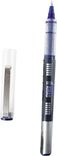 Miniatura 4 de Gullor Bolígrafos de bola rodante, punta de 0.020 in, tinta azul, paquete de 12 (AH-2001)