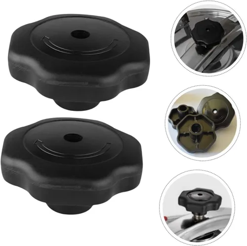 Miniatura 5 de Uonlytech - Perillas de repuesto para tapa de olla a presión, paquete de 2 pomos de mango de tapa de olla de fácil agarre, manijas para tapa de olla