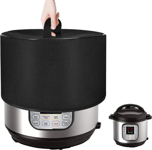 Miniatura 8 de Cubierta eléctrica para olla a presión Instant Pot Duo 7 en 1 Mini 3 cuartos de galón, impermeable, a prueba de polvo, nailon negro
