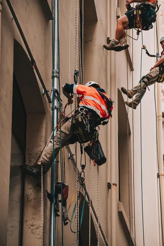 Miniatura 5 de Tractel FUY119M Rescue Y-Style - Arnés de escalada, M, detención de caídas, cintura/esternón/espalda/anillos en D laterales, hebilla rápida