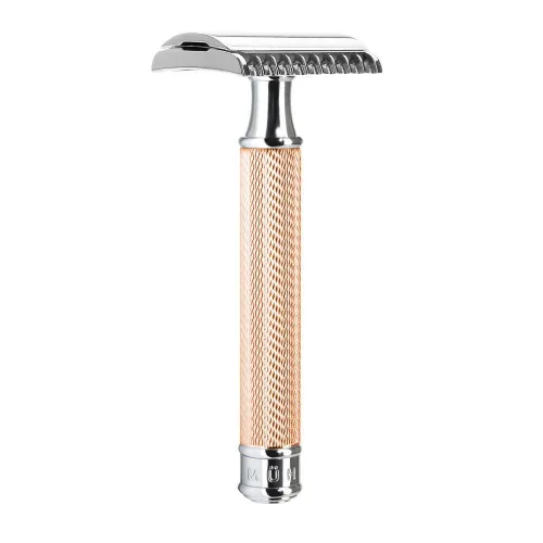 Miniatura 9 de MÜHLE TRADICIONAL R41 - Maquinilla de afeitar de seguridad de doble filo (peine abierto) para hombres, perfecta para uso diario, calidad
