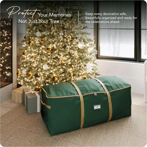 Miniatura 2 de Covermates Keepsakes - Bolsa de almacenamiento para árbol de Navidad con correas ajustables – Poliéster duradero con asas reforzadas y correas