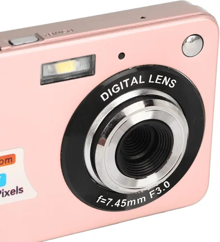 Miniatura 7 de Cámara digital, 48MP 2.7in LCD 4K Vlogging Cámara para disparar (rosa)