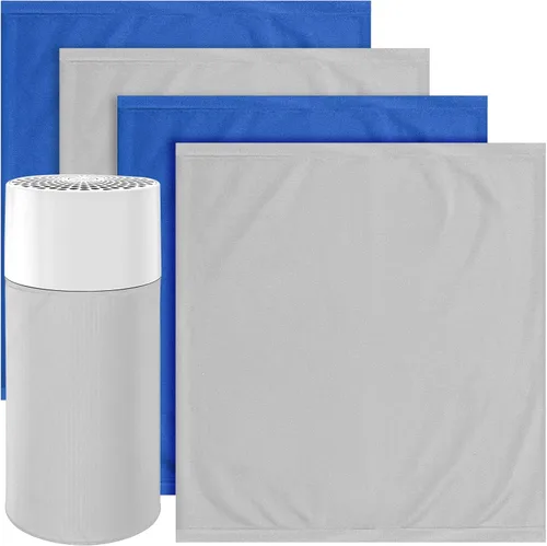 Miniatura 8 de Paquete de 4 prefiltros lavables de repuesto 411 para Blueair Blue Pure 411, 411+, 411 Auto y Mini purificador de aire, elimina polen, polvo, caspa