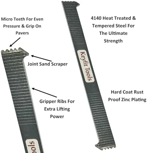 Miniatura 2 de Keyfit Tools U.S.A. - Extractor de pavimentadora PRO de 9 pulgadas, grado de contratista 4140, de acero endurecido y tratado térmicamente