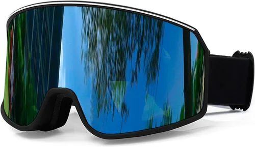 Miniatura 10 de SPOSUNE Gafas de esquí sobre gafas con doble lente Gafas de nieve antivaho anti-UV para hombres, mujeres, jóvenes, esquí, motos de nieve Lente