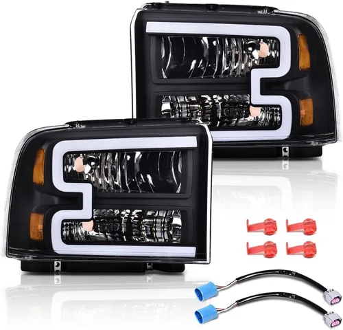 Miniatura 36 de GRAND ORANGE - Juego de faros delanteros, compatible con Ford F250 F350 F450 F550 1999-2004, para Ford Excursion 2000-2004, lado del conductor