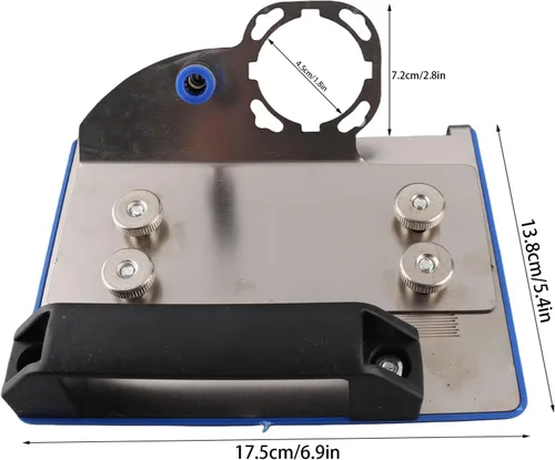 Miniatura 3 de Herramienta de biselado de azulejos de 45 grados, soporte de amoladora angular ajustable para corte de chaflán de 45 grados para cortar piedra