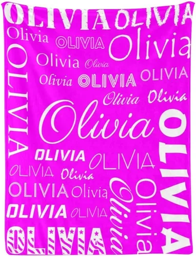 Miniatura 34 de Manta de bebé personalizada con nombre, manta personalizada con nombre, manta personalizada para adultos, niños, cumpleaños, Navidad, Día