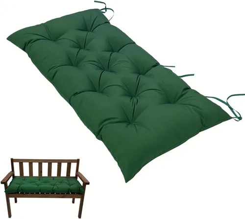 Miniatura 10 de SEAHOME Cojín de Banco para Interiores/Exteriores, Cojín de Asiento de Columpio Impermeable, Cojín de Silla para Exteriores, para Tumbona Muebles