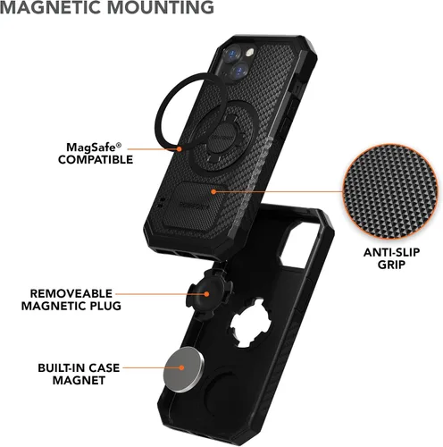 Miniatura 4 de Rokform - Funda para iPhone 13, Serie Resistente, Compatible con Doble Imán Plus MagSafe, Equipo Protector Magnético de Apple, Funda para iPhone
