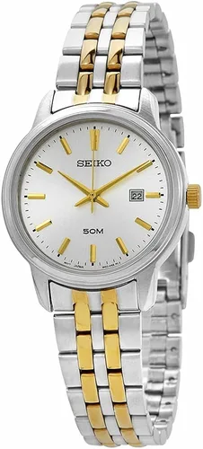 Miniatura 5 de Seiko SUR661 reloj de cuarzo japonés de acero inoxidable plateado para mujer