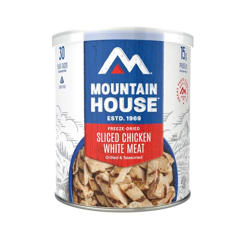 Miniatura 15 de Mountain House Carne en cubos Comida liofilizada de supervivencia y emergencia Lata #10 Sin gluten, 30122