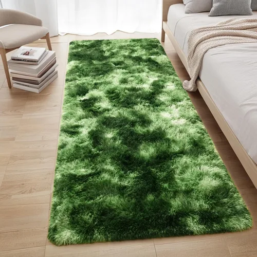 Miniatura 2 de Larhom Nuttumico - Alfombras de pasillo ultrasuaves de 2 x 6 pies para dormitorio con parte trasera de goma antideslizante mejorada, alfombras