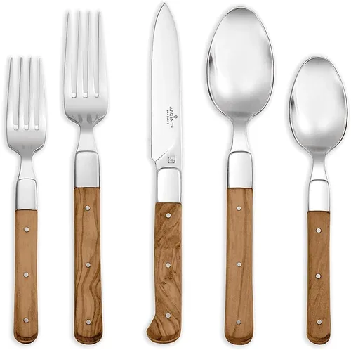 Miniatura 8 de Hampton Forge Sfs51L04Wb Lynden - Juego de 4 cuchillos para carne de madera de olivo