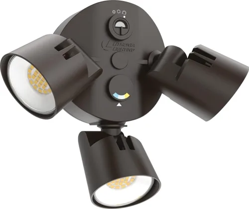 Miniatura 22 de Lithonia Lighting HomeGuard - 2 luces LED de inundación para exteriores, luces LED para exteriores, sensor de atardecer a amanecer, lúmenes Blanco