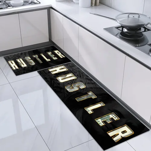 Miniatura 32 de GUBIYU Alfombras coloridas para cocina, cuarto de servicio, alfombra antideslizante para interiores y exteriores, para pasillo, sala de estar