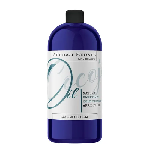 Aceite de almendra de albaricoque, puro y natural, sin refinar, prensado en frío, vegano, sin OMG, hidratante natural para la piel del cabello, cara